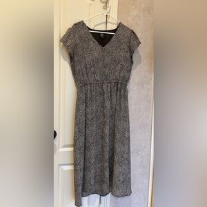 Bobeau Animal Print MIDI Dress